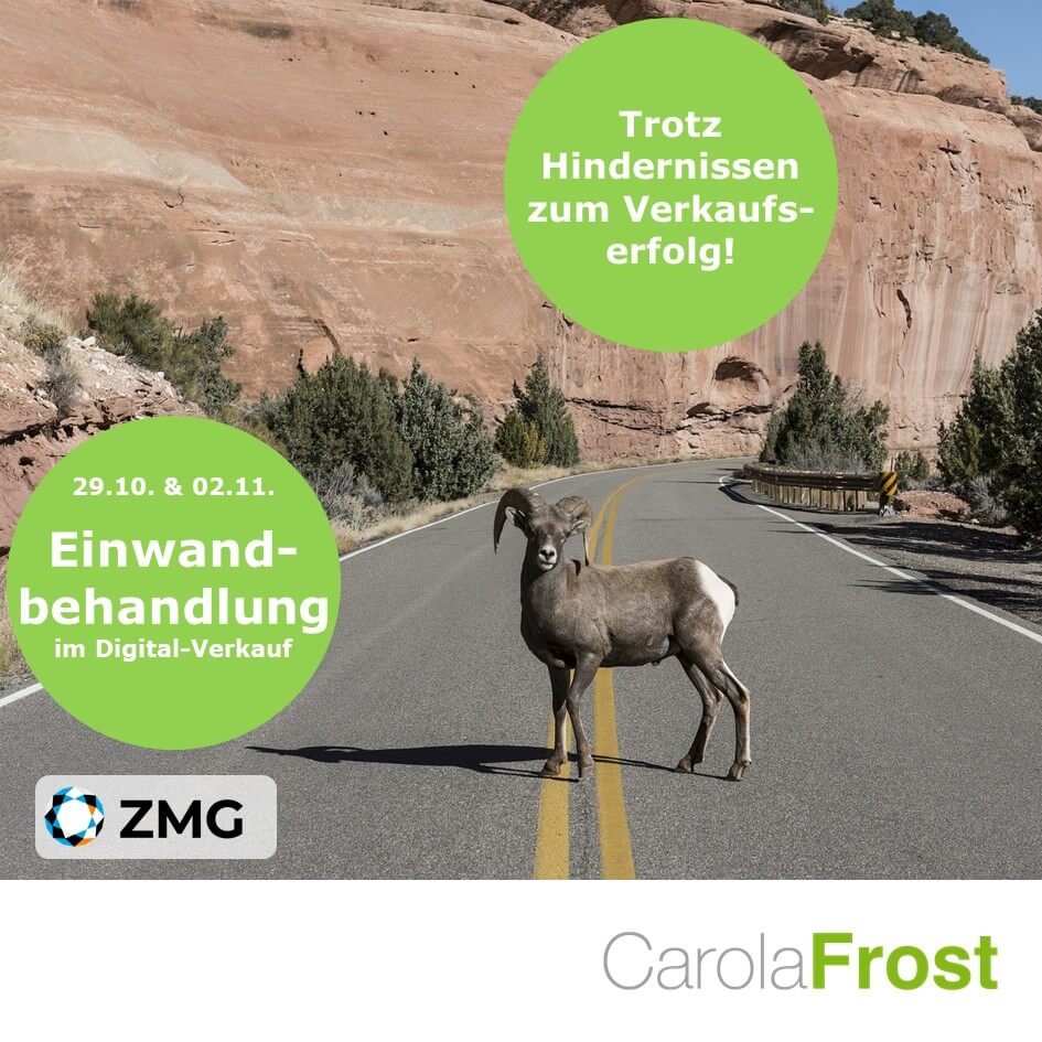 ZMG – Einwandbehandlung beim Verkauf digitaler Werbedienstleistungen