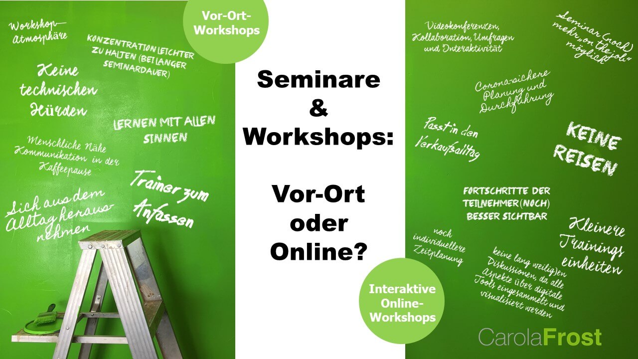 Seminare & Workshops_Vor Ort oder Online_Carola Frost Seminare & Workshops_Vor Ort oder Online_Carola Frost