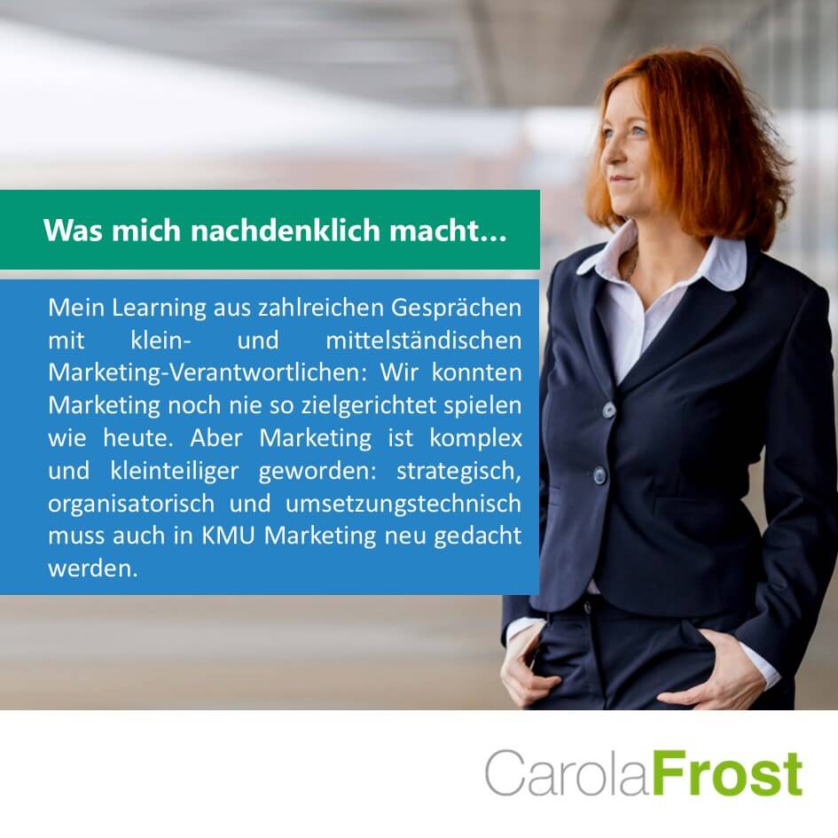 Was mich nachdenklich macht…