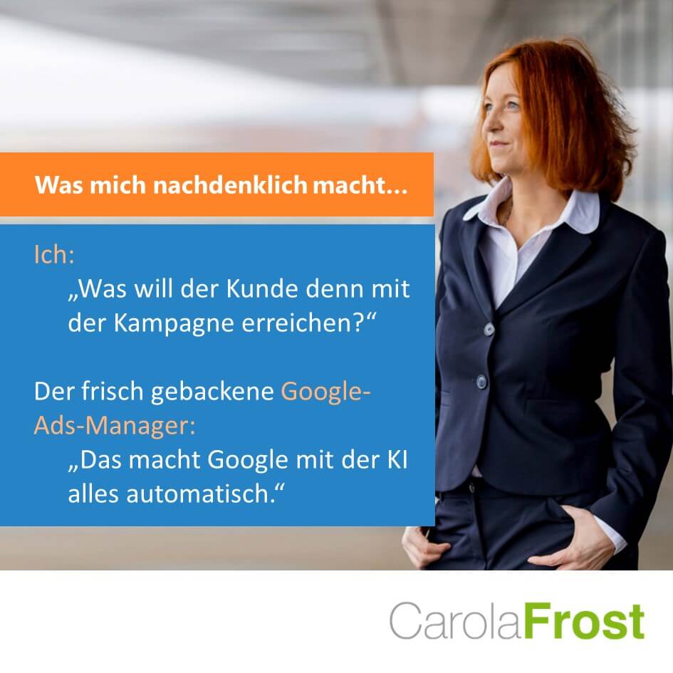 Was mich nachdenklich macht…