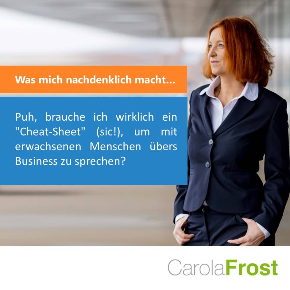 Was mich nachdenklich macht…