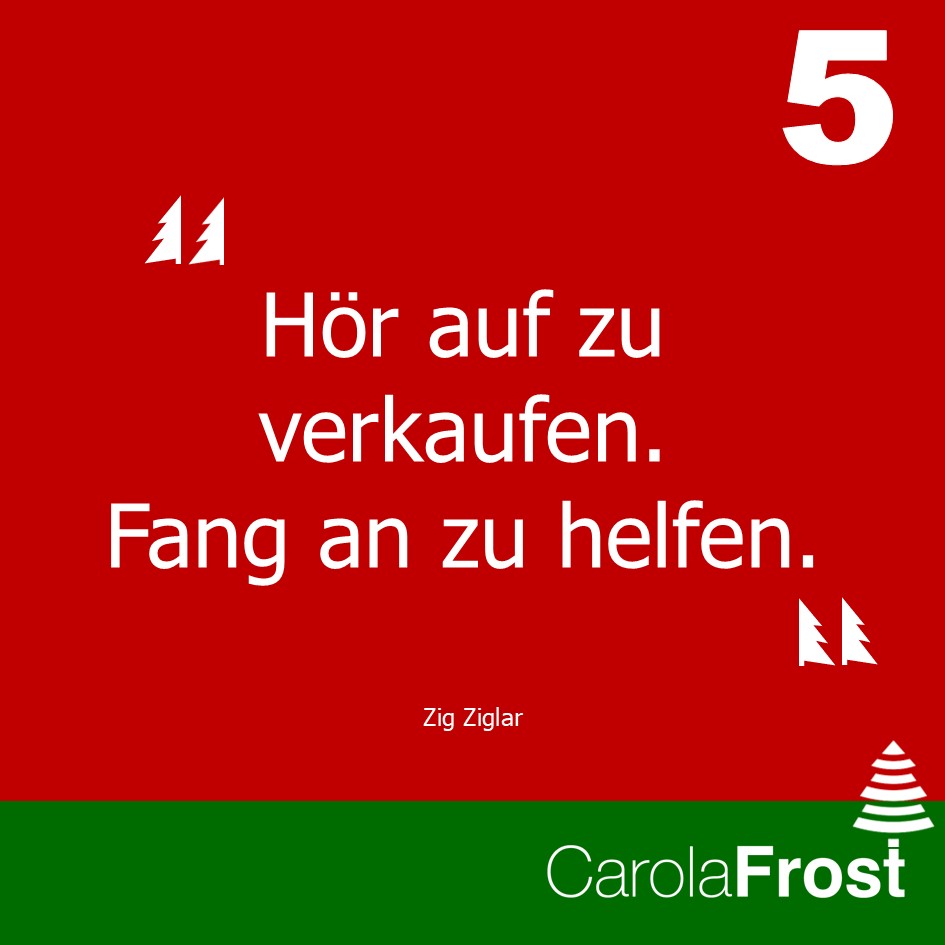 Verkaufshighlights – Advent-Edition – Lieblings-Sales-Zitate
