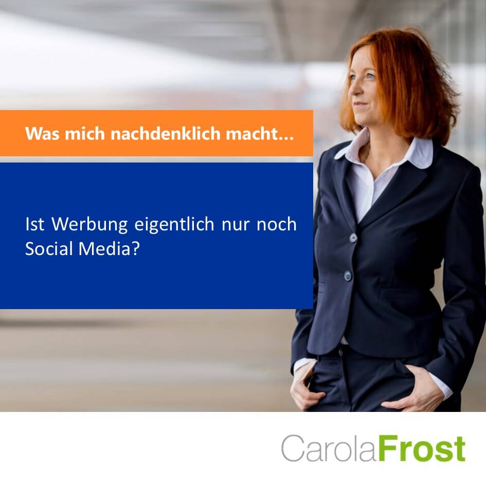 Ist Werbung eigentlich nur noch Social Media?